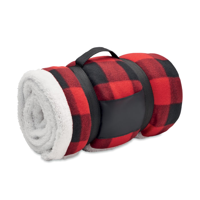 GiftRetail MO2394 - SHERMATT Couverture polaire sherpa RPET