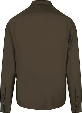 Suitable Jacket Shirt Donkergroen 245-2 shirt jacket zip kopen