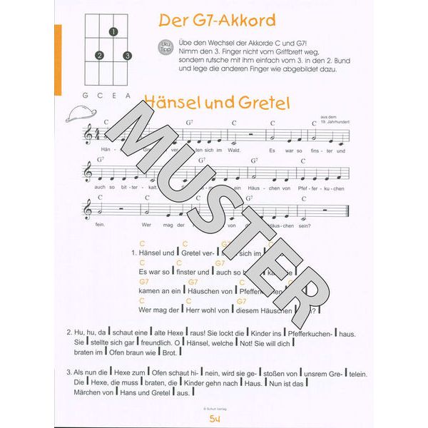 Schuh Verlag Die Ukulelenschule für Kinder
