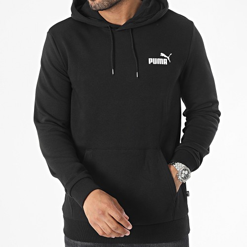 Sweat Capuche Essential Small Logo 586692 Noir