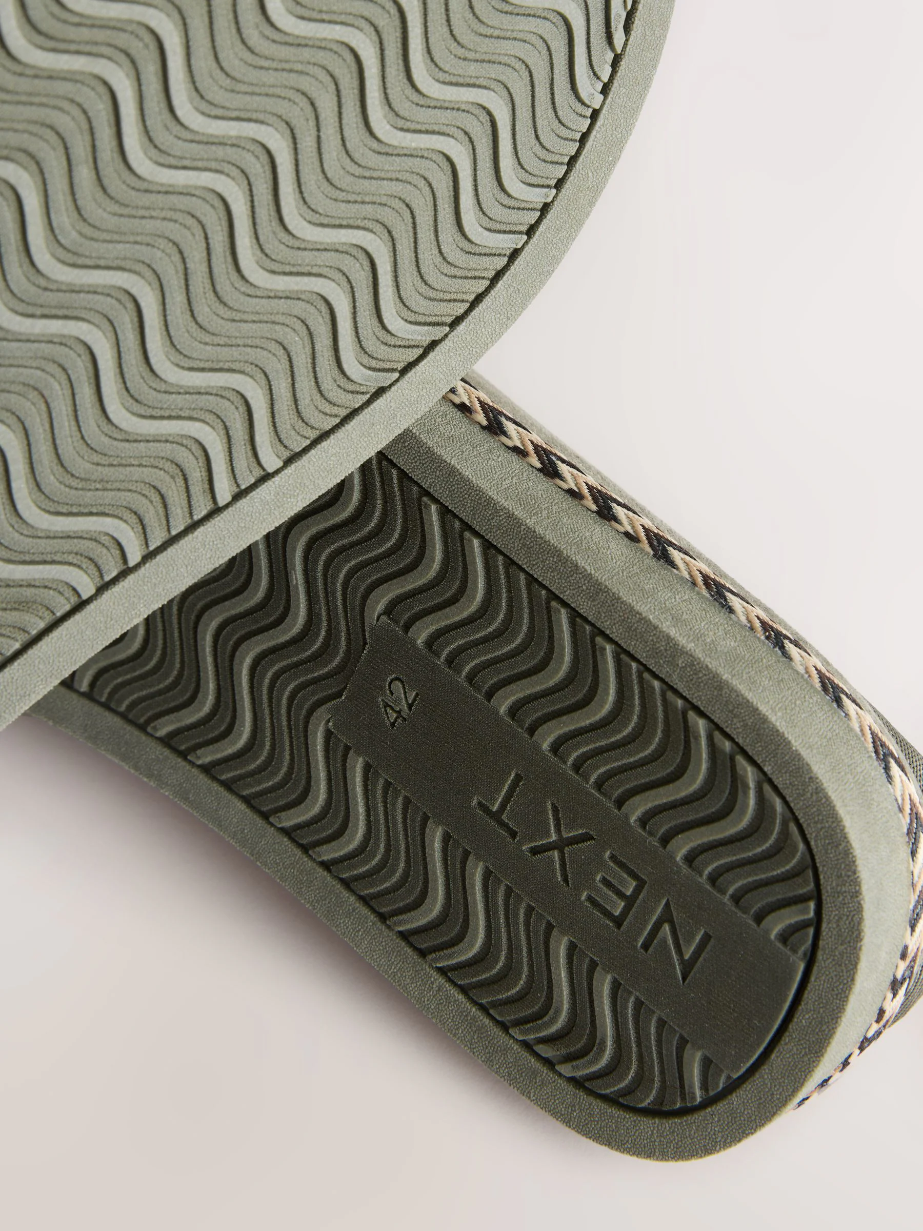 Kakigroen - Microsuede Taped Mule Slippers