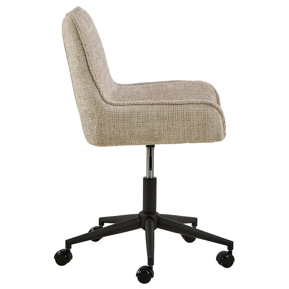 Hioshop Eddie kantoorstoel beige