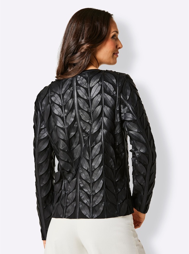 Mainpol Lederblazer »Lammnappa-Leder-Blazer«