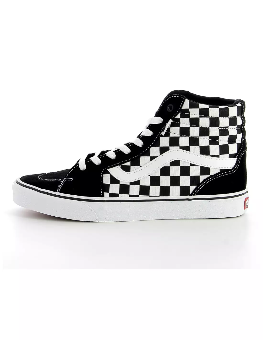 VANS FILMOR CHECKERBOARD - Sneakers Blackwhite