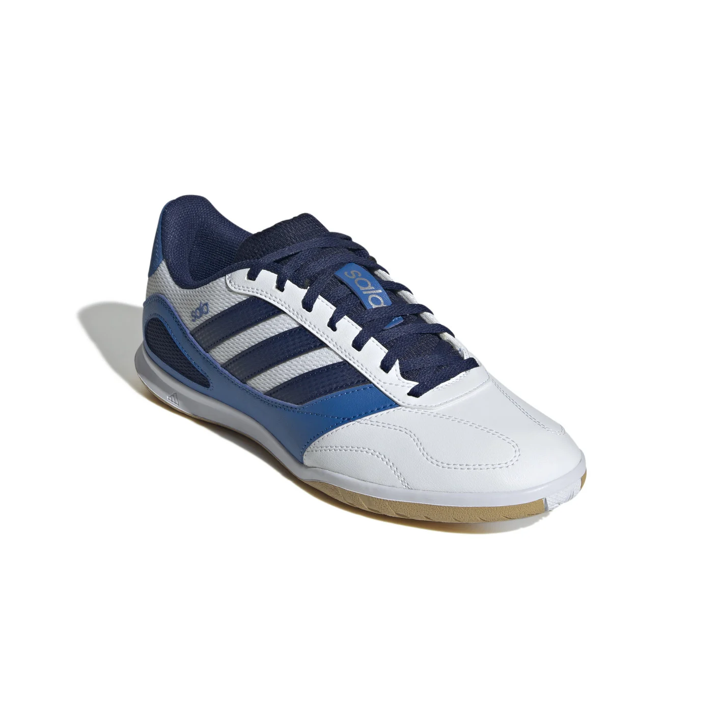 Adidas Super Sala III Zaalvoetbalschoenen (IN) Wit Blauw Donkerblauw