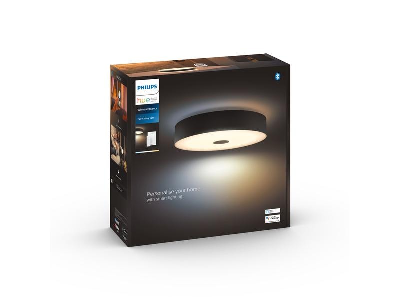 Philips Hue White Amb. Fair Deckenleuchte schwarz 2750 lm LED Deckenlampe