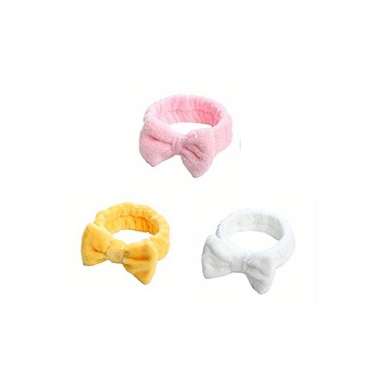 Haarband Pink/Gelb/Grau 1 Stück
