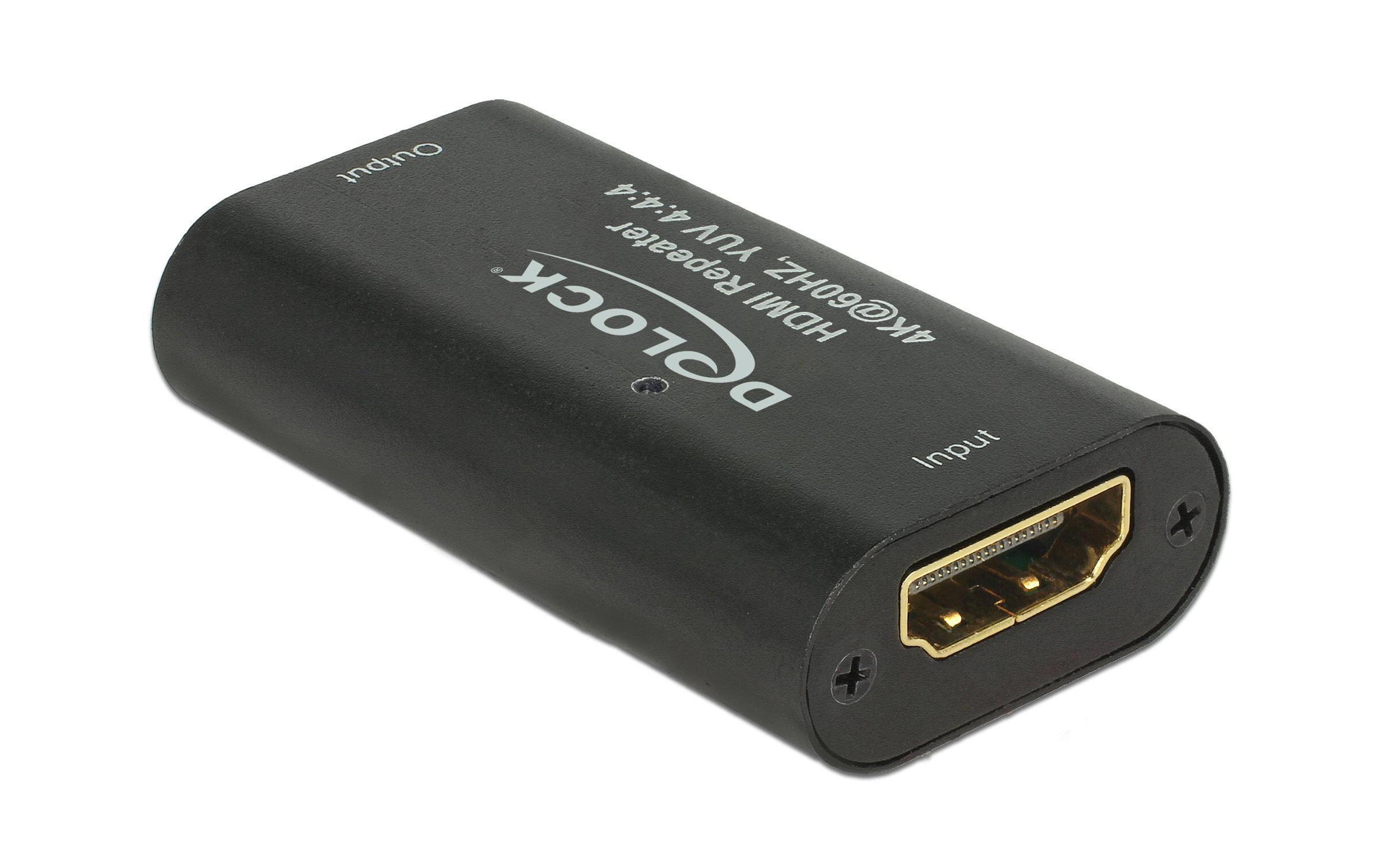 Repeater HDMI 4K/60Hz 30 mDelock Repeater HDMI 4K 60 Hz 30 m