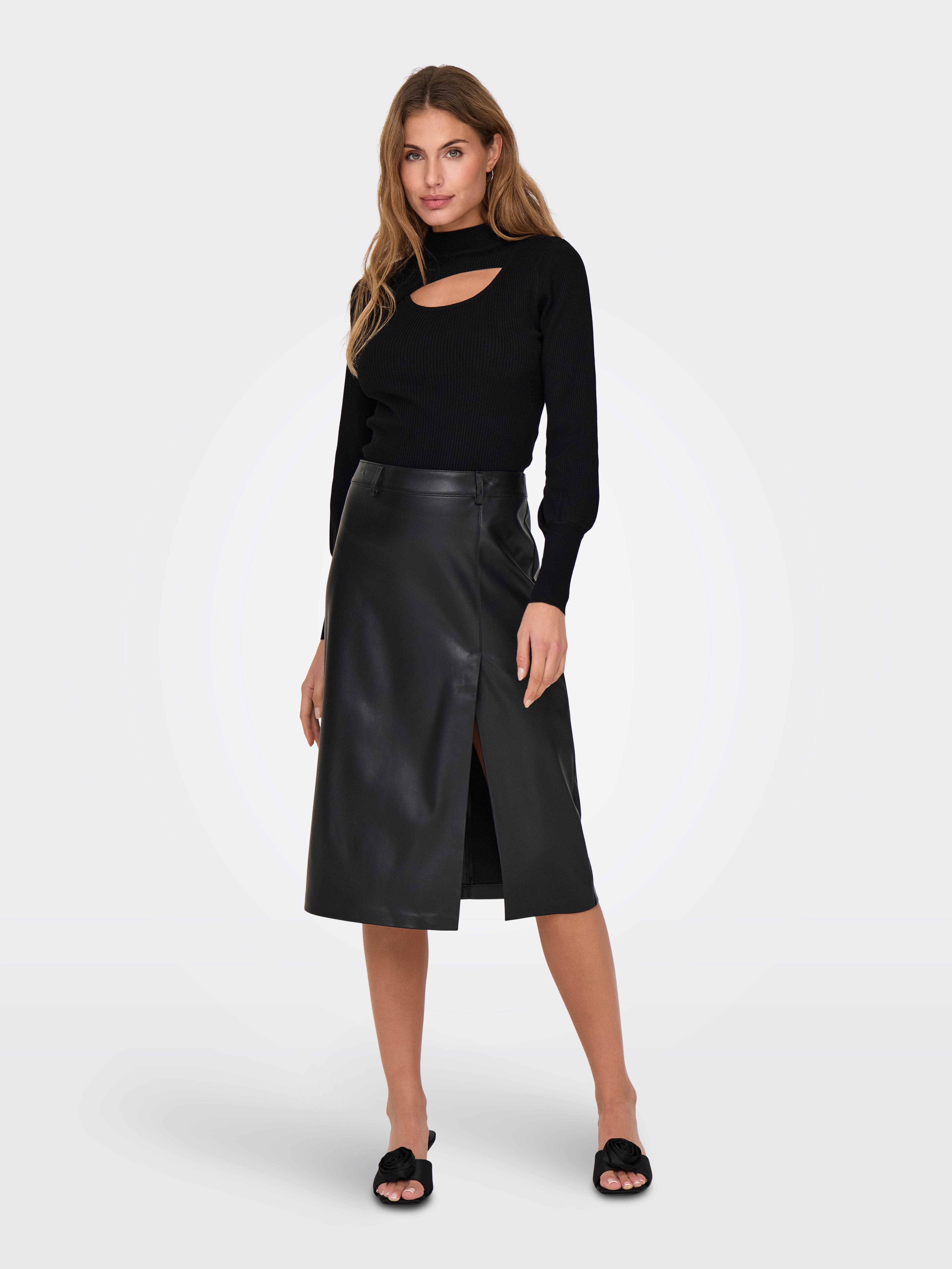 ONLMIE Strickpullover Black
