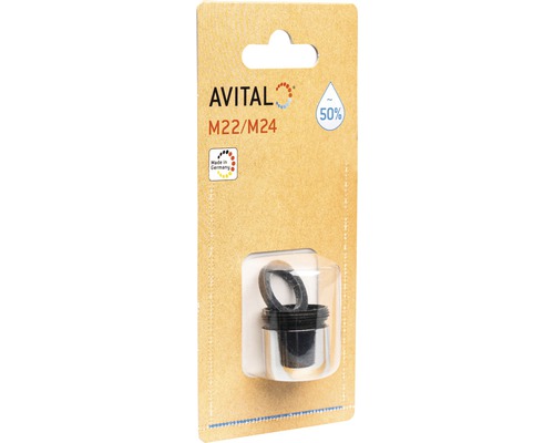 AVITAL eco jet regelaar M22/24 6.0l/min chroom