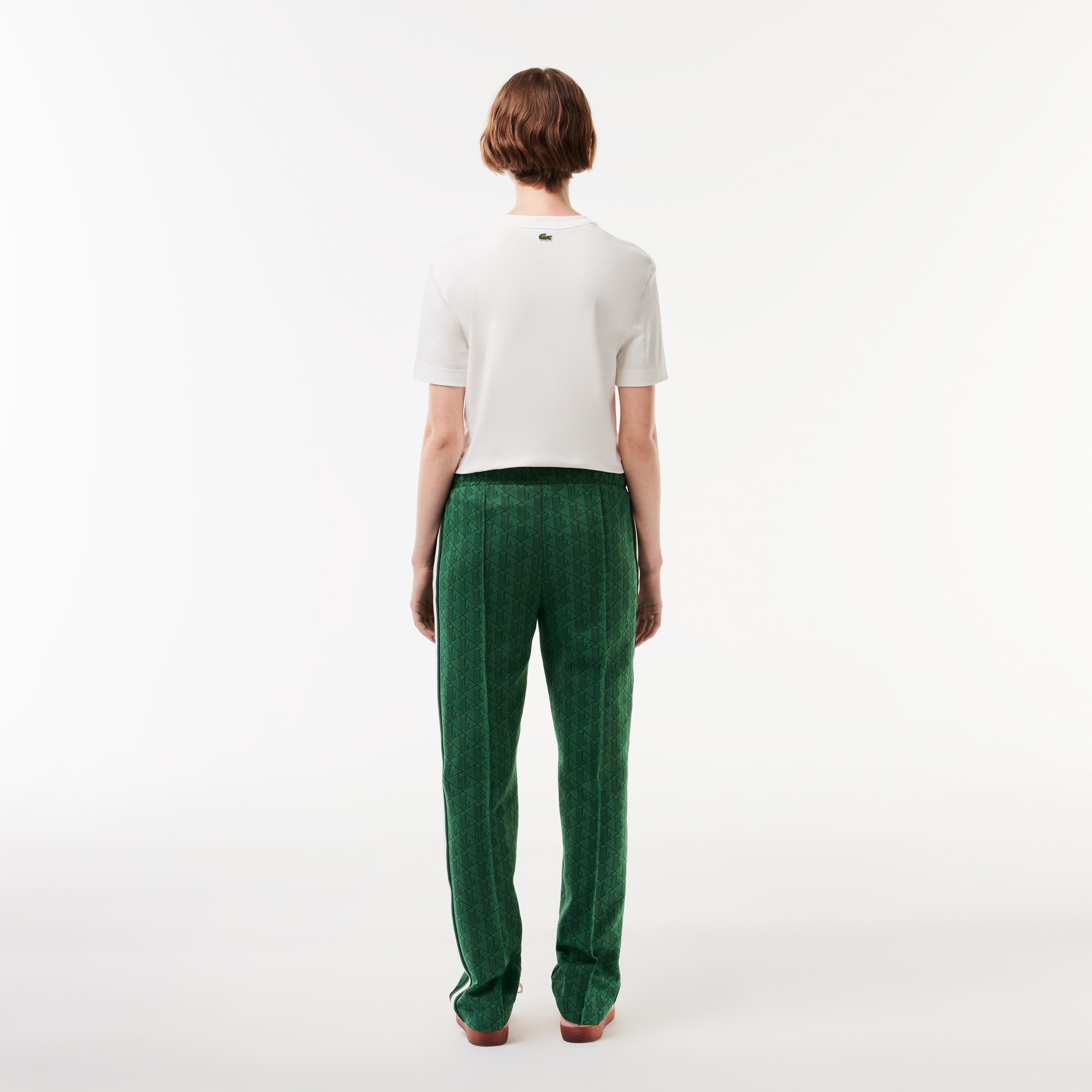 Pantalon de survêtement Paris avec monogramme Pantalons de survêtement - Vert - Lacoste - Femme
