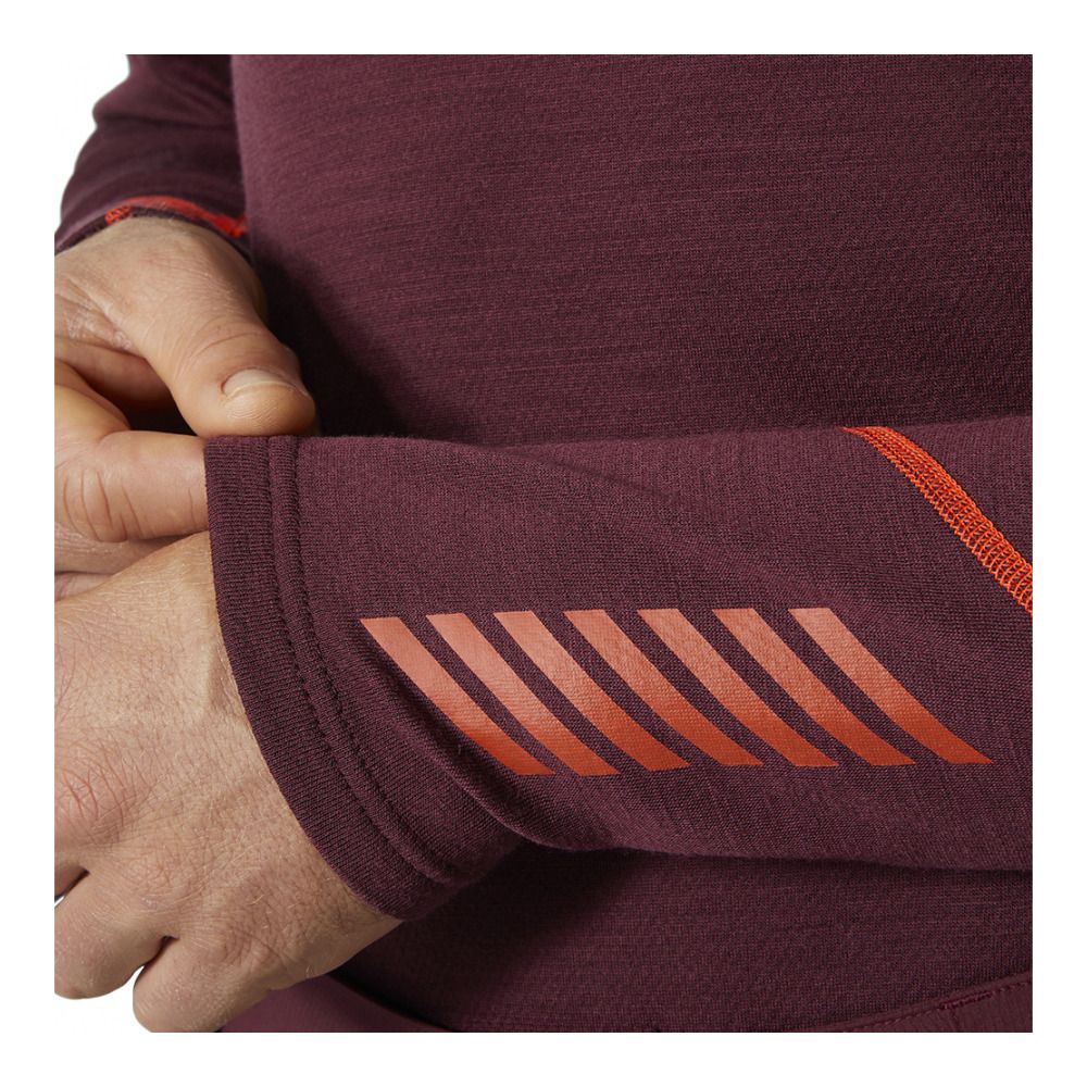 Helly Hansen LIFA MERINO MIDWEIGHT CREW - Sous-couche Homme hickory