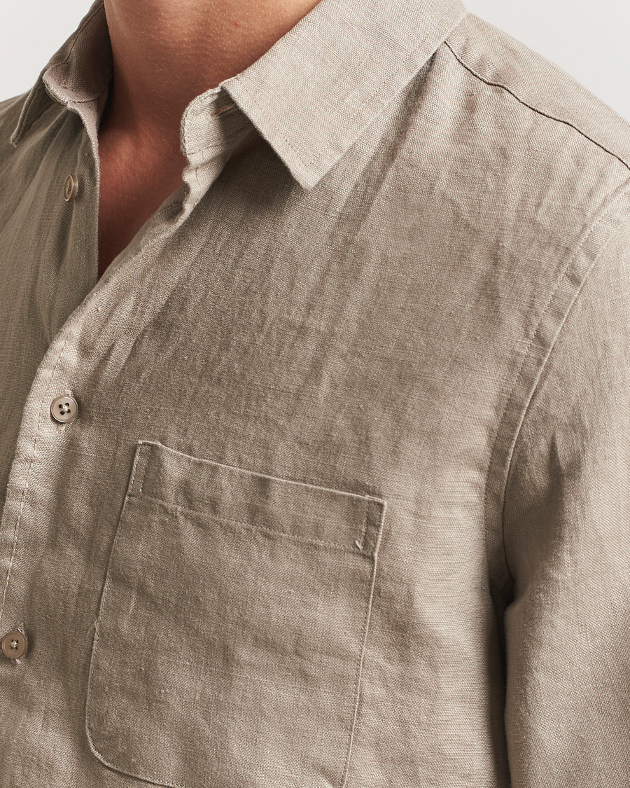 Samsøe Samsøe Liam Linen Shirt Greige