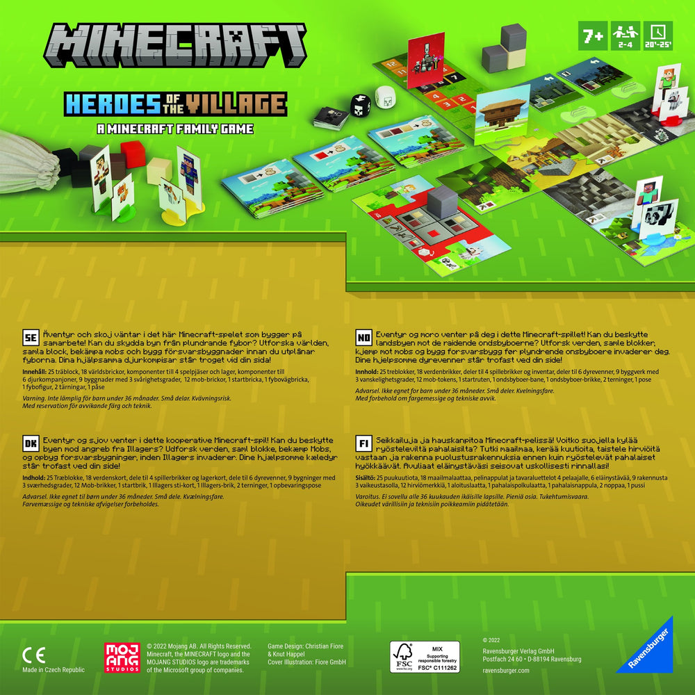 Køb Ravensburger Minecraft Heroes - Save The Village
