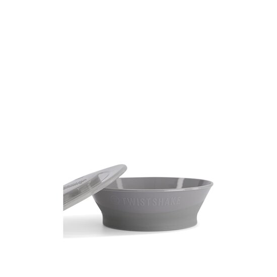 Assiette creuse   Gris        6 mois +   de               Twistshake