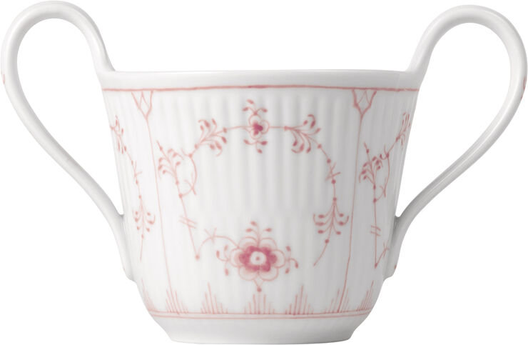 Royal Copenhagen Koral Riflet babykop, 13 cl. Hvid