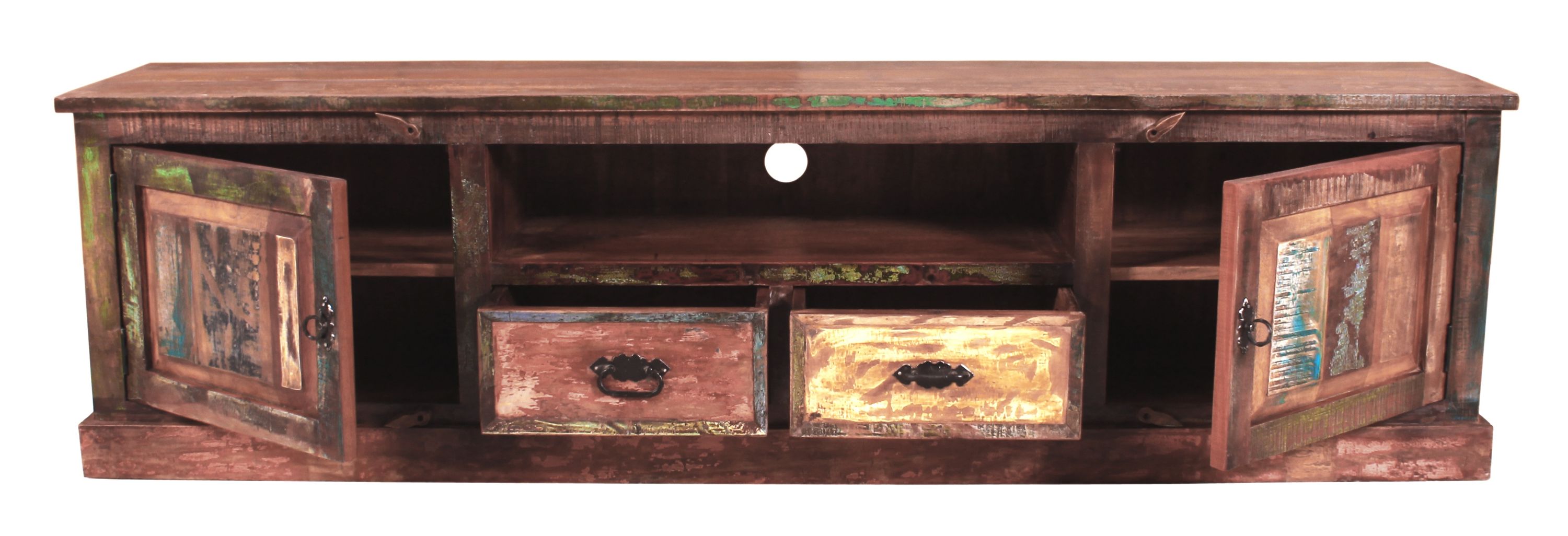 Lowboard Riverboat Altholz Kommode Sideboard TV Fernseher Wohnzimmer Schrank