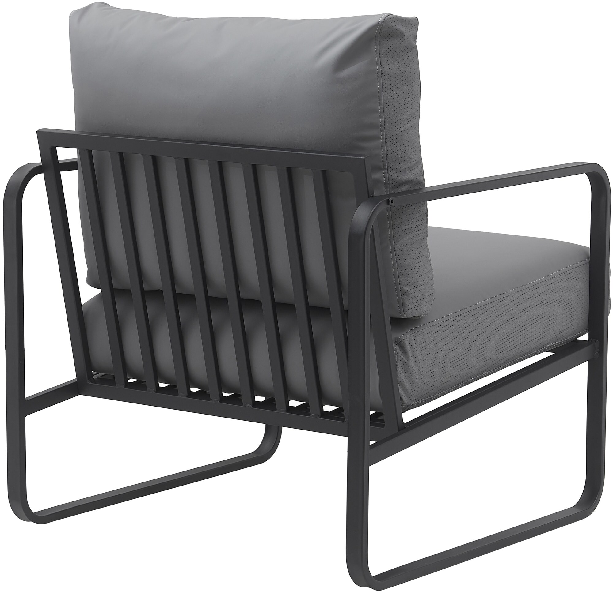 CLP Lounger Manea I Relaxsessel Kunstleder Oder Stoff Bezug I Mit Stabilem Metallgestell I Gepolsteter Clubsessel
