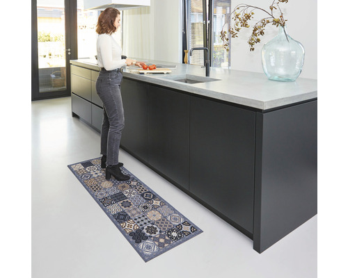 Vuilvangmat Cook&Wash patchwork tegels 50x150 cm
