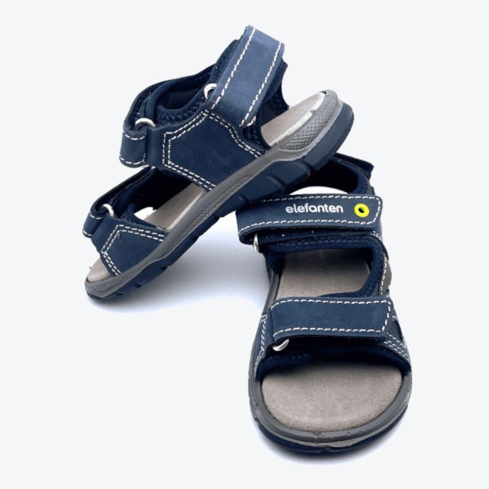 Elefanten Kindersandalen - Sprinter Spider - Blau/Grau