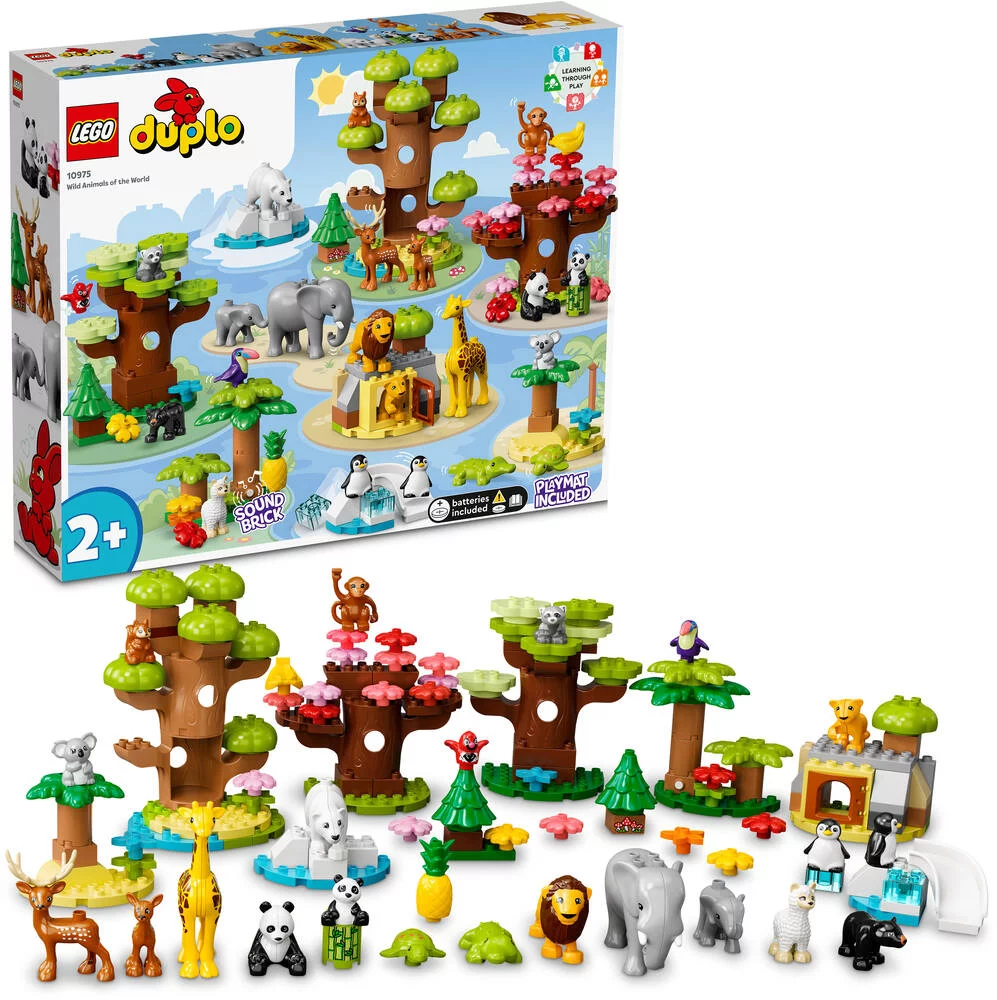 LEGO®DUPLO®MA VILLE 10975 - ANIMAUX SAUVAGES DU MONDE