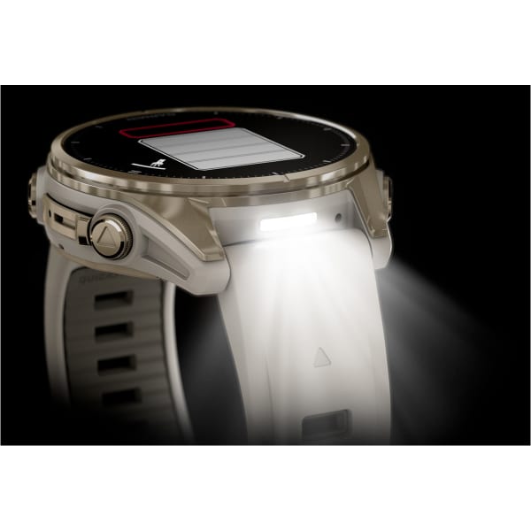 Montre cardio GPS GARMIN FENIX 8 AMOLED 43MM SAPPHIRE TITANE SOFT GOLD