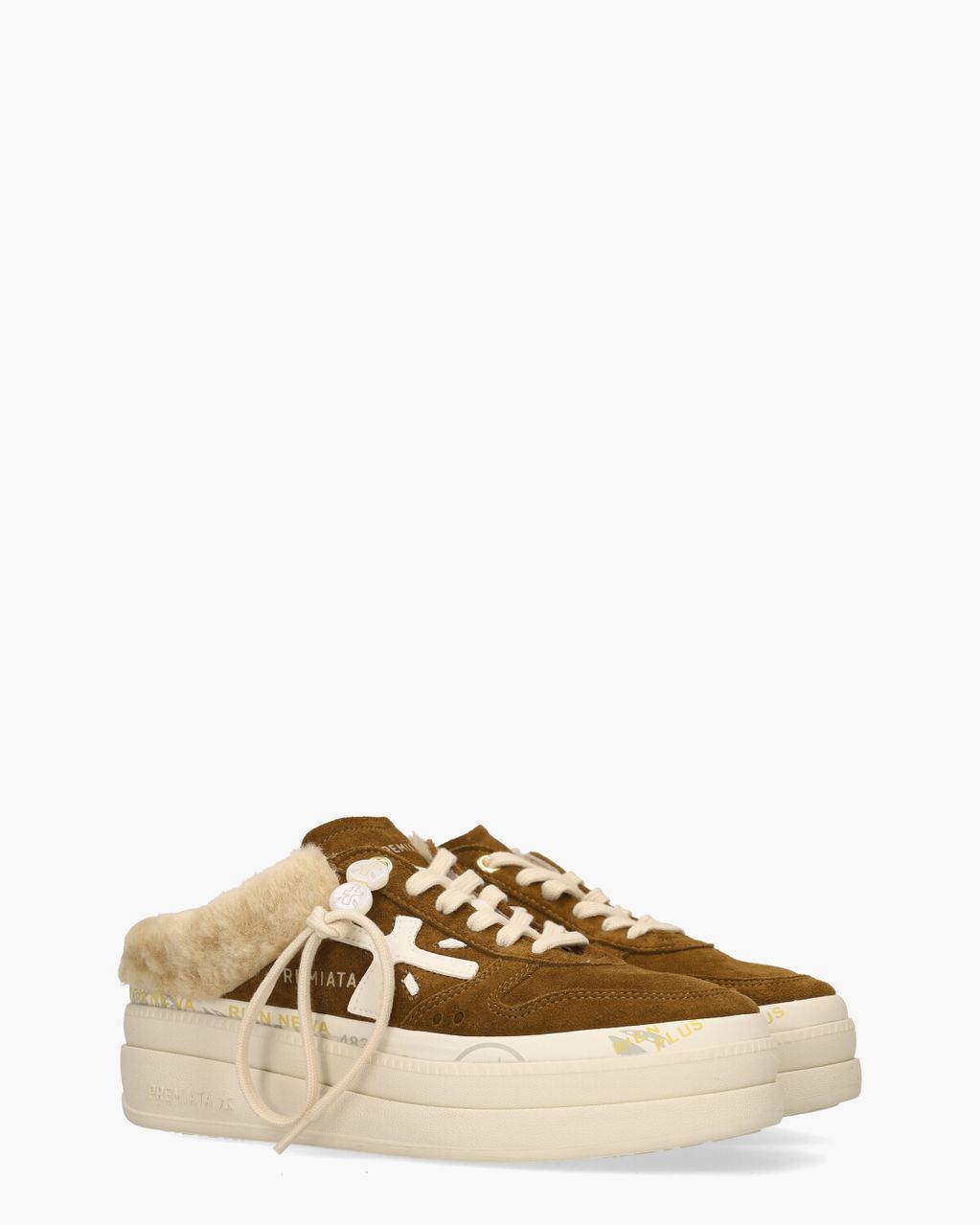 Premiata Micol 7016 Cognac Damessneakers