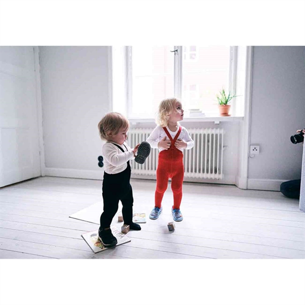Footed Tights Black - Silly Silas → Luksusbaby.dk