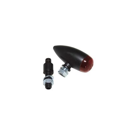 Feux arrière Highsider MICRO BULLET LED Universel - Noir / Rouge