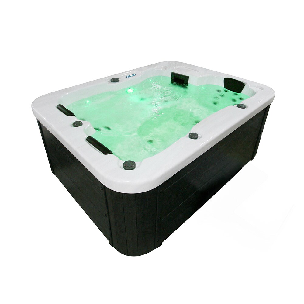 HOME DELUXE Outdoor Whirlpool WHITE MARBLE PURE