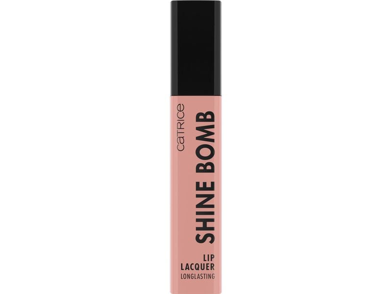 Catrice Lip Gloss Shine Bomb 010 French Silk Flüssiger Lippenstift mit glänzender Farbe und langer Haltbarkeit in Nude
