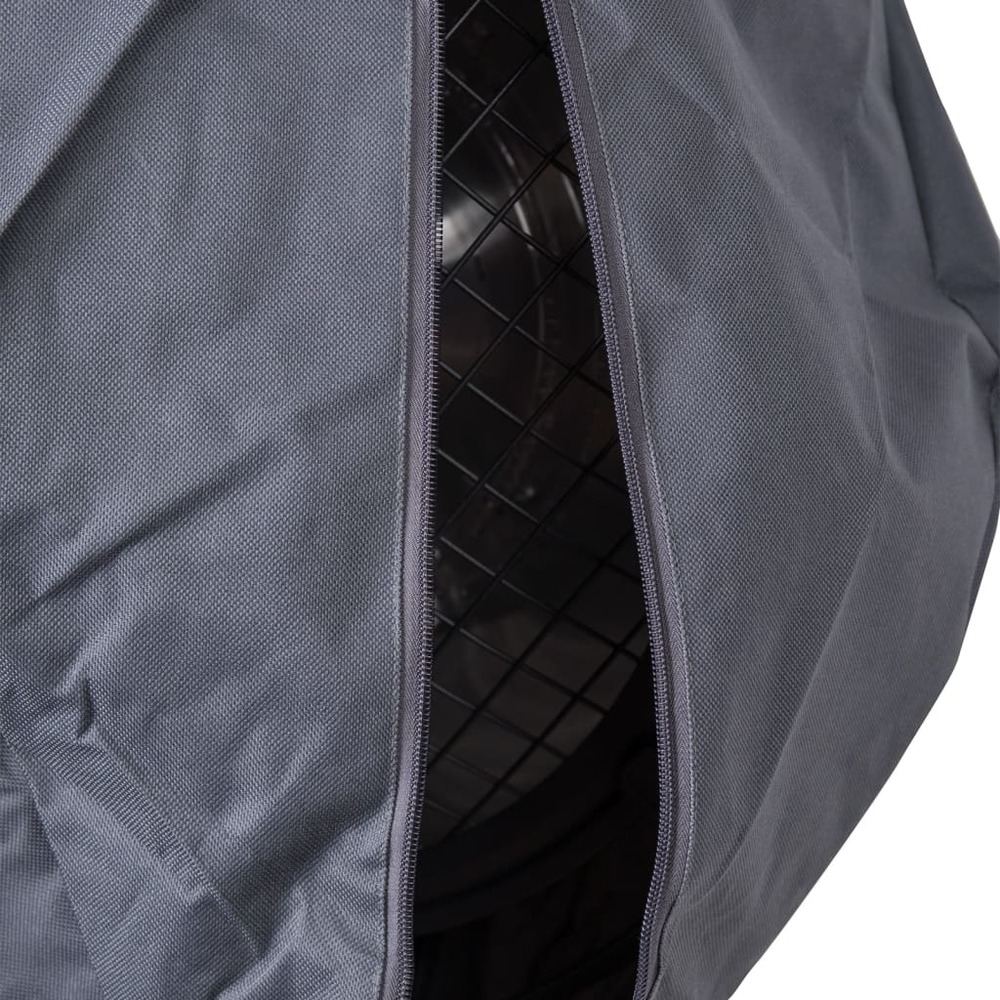 Housse pour chauffage sur pied indus gris