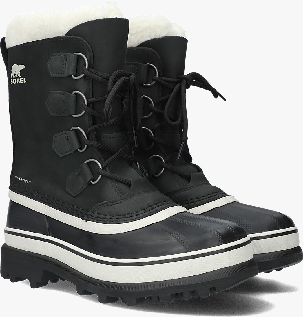 SOREL zwarte sorel vachtlaarzen caribou wp