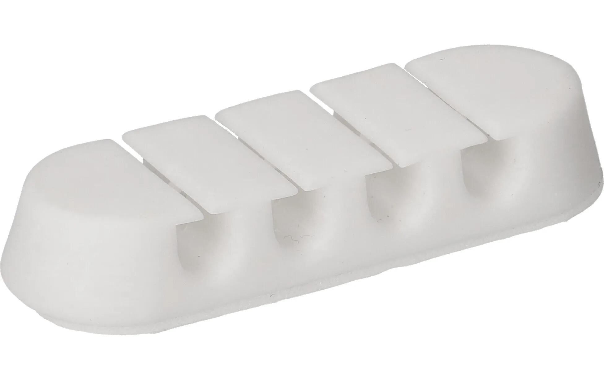 Multi Stop Set 3x WeissKabelhalter
