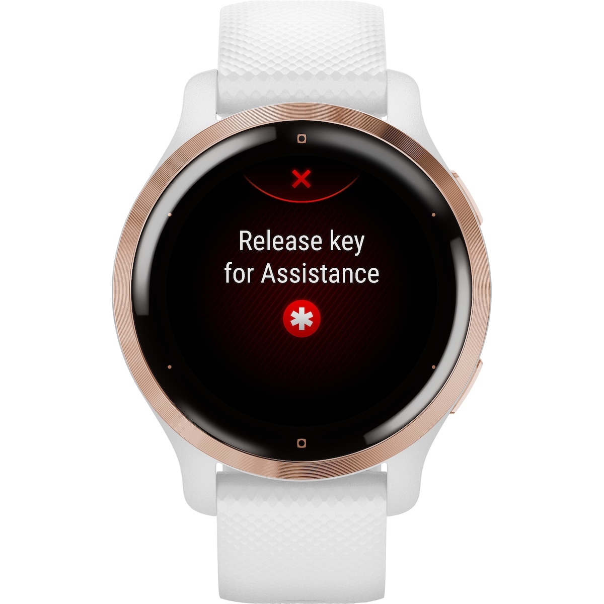 Garmin Venu 2S GPS smartklokke (rosegull/hvit)