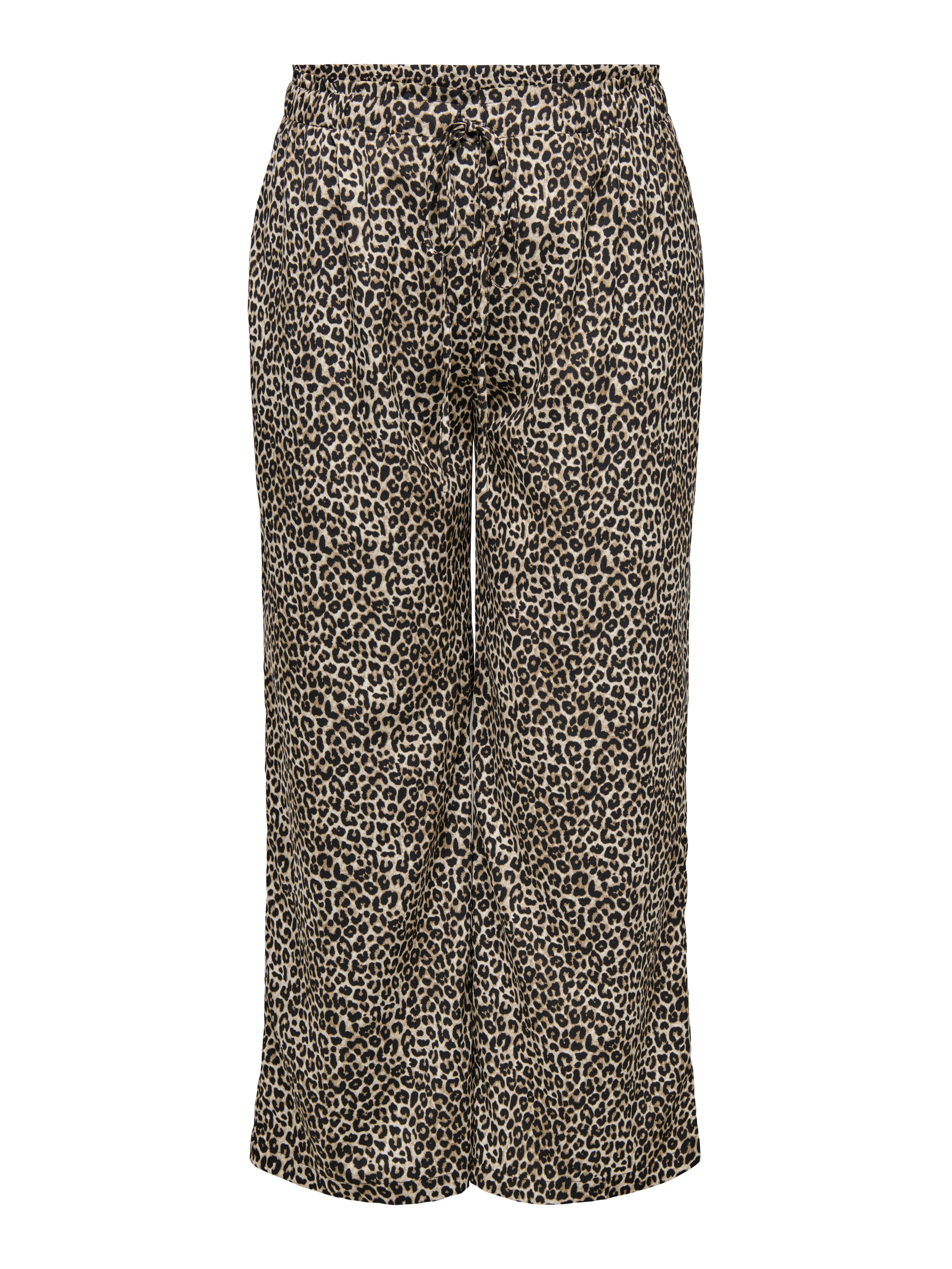 CARLIONA Weiter Beinschnitt Hose mit weitem Beinschnitt Pumice Stone