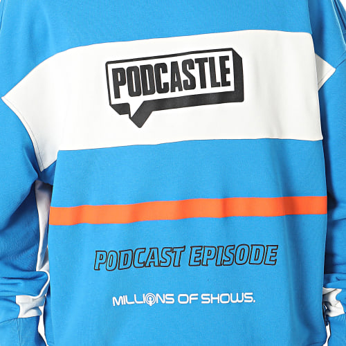Sweat Crewneck Bleu Clair Blanc