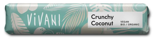 Vivani Chocoladereep Vegan Crunchy Coconut 35GR