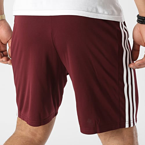 Short Jogging A Bandes GN8083 Bordeaux