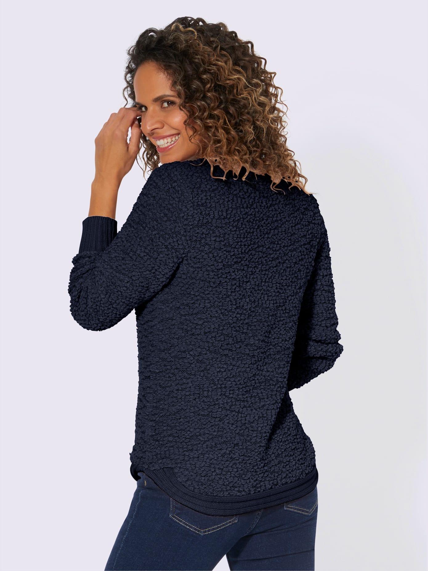 Pull à manches longues qualité tricotée douce
