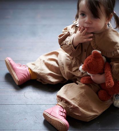 Bundgaard Begyndersko - Prewalker ll Velcro - Dark Rose
