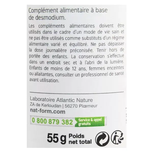 Nat & Form Desmodium Original 200 cápsulas