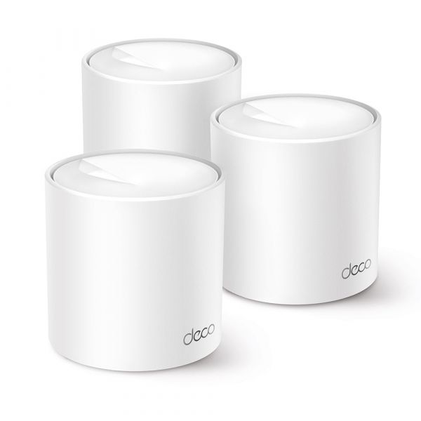 Tp-link Router Wireless AX1500 Deco X10 Dual-band (2,4 GHz / 5 GHz) Whole Home-Mesh WiFi 6 - Pack 3 Unidades