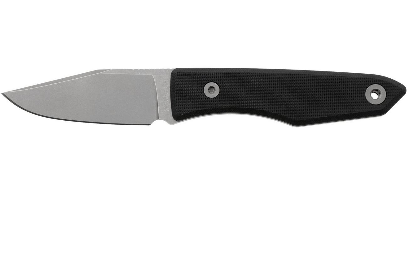Big Idea Design USA Lookout USA-LO-BLC-MGN, Stonewashed CPM MagnaCut, Black G10 vaststaand mes, Mak Kelsay design