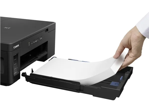 Canon PIXMA GM2050 - Printer - S/H - Duplex - blækprinter - kan genopfyldes - A4/Legal - 600 x 1200 dpi - op til 13 ipm - kapacitet: 350 ark - USB 2.0, LAN, Wi-Fi(n)