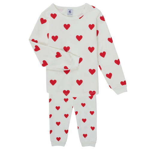 Petit Bateau - CASSANDRE - Blanc / Rouge