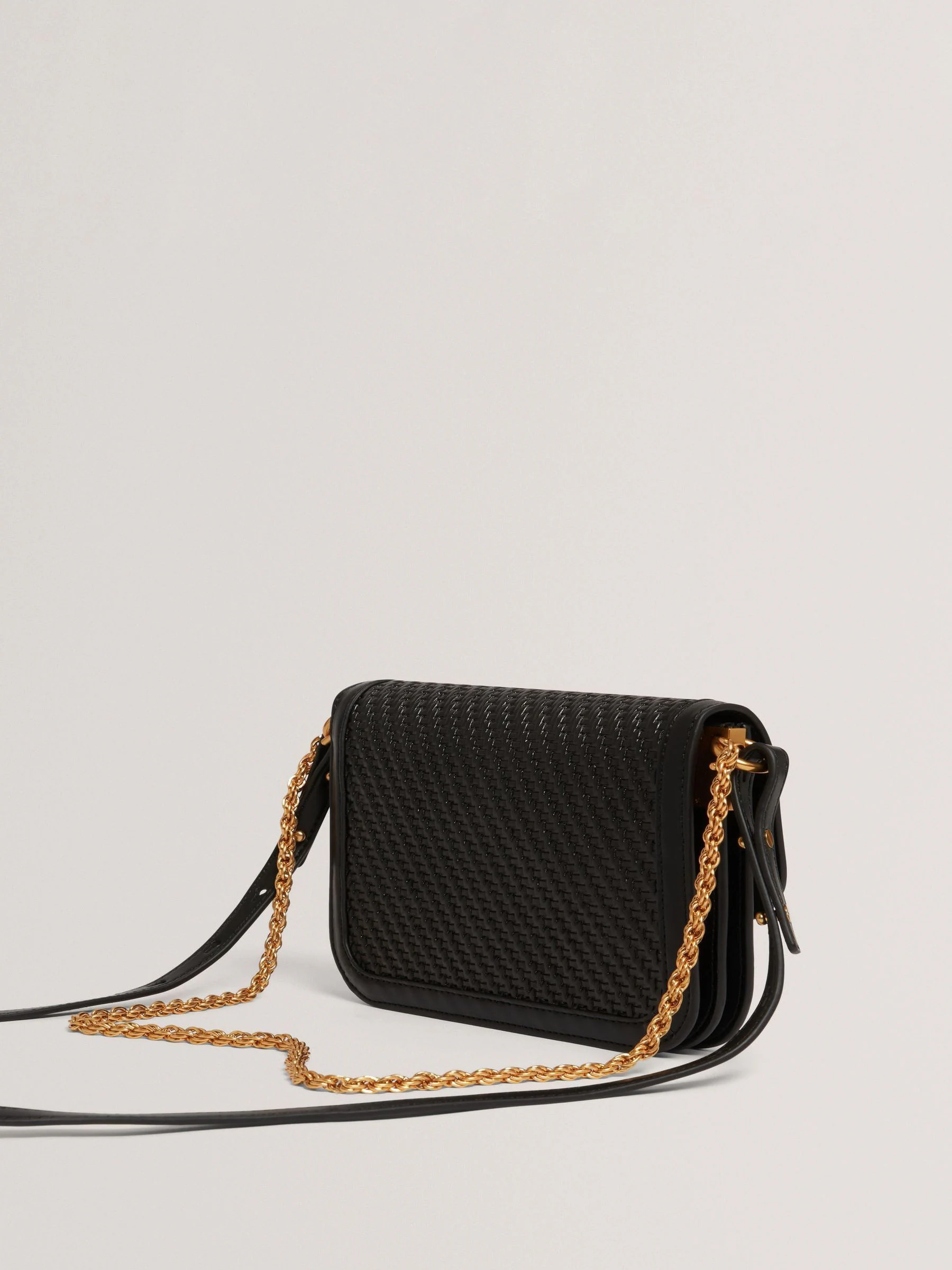 Ted Baker Walkerr - Twist Lock Detail Woven Embossed Leather Bag