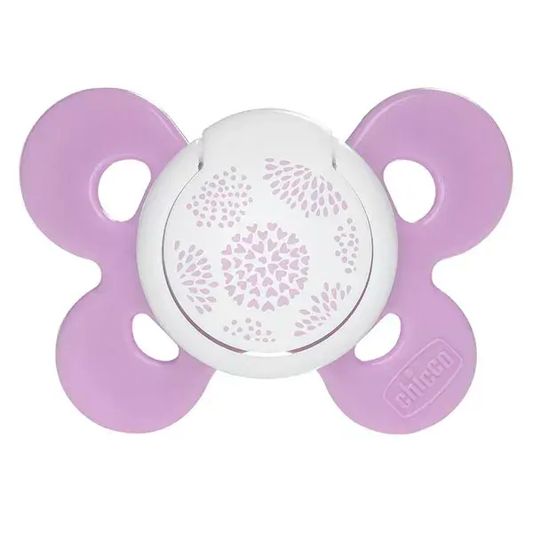 Chicco Sucette Physio Forma Comfort Silicone +6m Rose + Boîte de Stérilisation