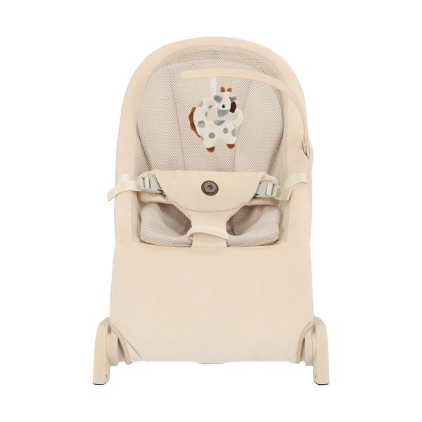 Qute Bouncer Q‑Divan Ivory velvet
