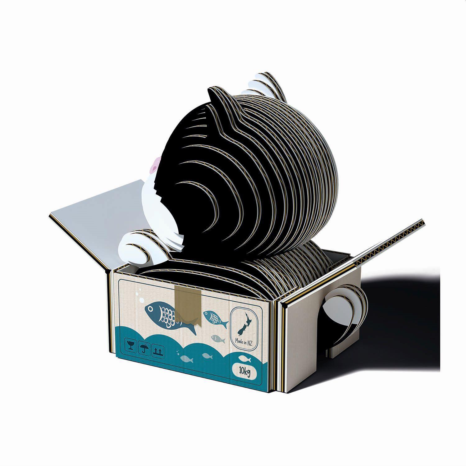 EUGY 3D Bastelset Tuxedo-Katze
